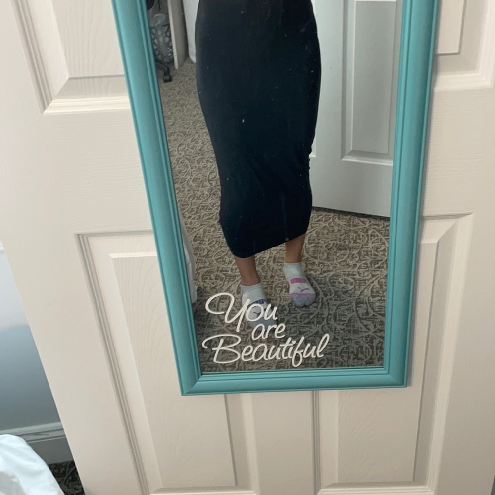 flattering maxi skirt